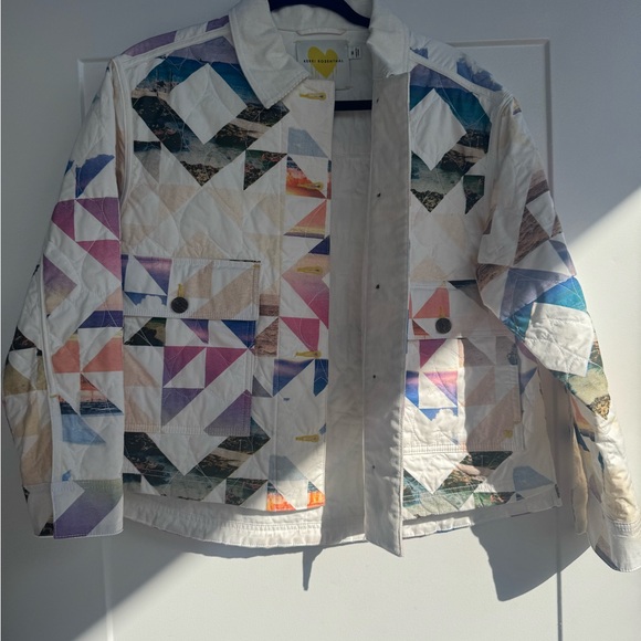 Quilted Sunset Patterned Jacket - Picture 2 of 6